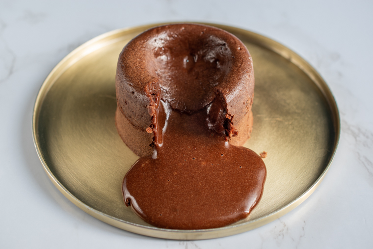 Juste cuit chocolat du restaurant La souris d'agneau