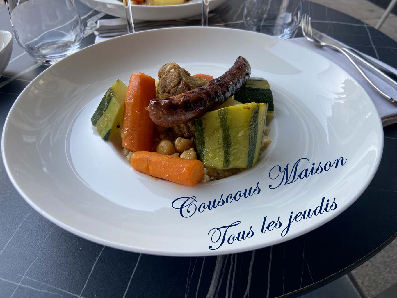 Couscous maison tous les jeudis au restaurant La Souris d'Agneau